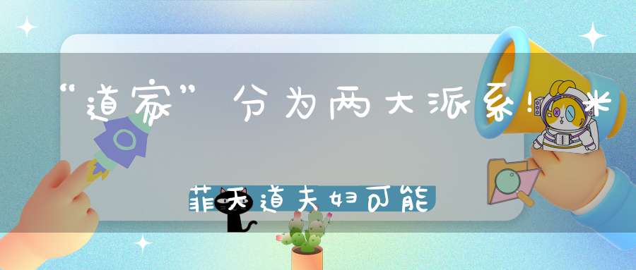 “道家”分为两大派系！米菲天道夫妇可能闹掰翻脸散打哥被指有惊天秘密！二驴签约“精仿版祁天道”！