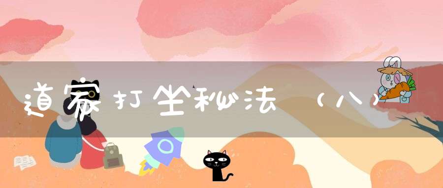 道家打坐秘法（八）